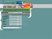 Tablet Screenshot of firmlist.com