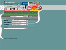 Tablet Screenshot of denmark.firmlist.com